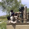 Saudi-backed Yemeni government forces ride in a military truck at the Jabal Han front west of the city of Taiz following fierce battles earlier in the day with Yemen's Houthis on October 3, 2026. 