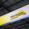The Elbit Systems UK stand is pictured on the opening day of the Farnborough International Airshow 2026 in in Farnborough, south-west of London, on July 20, 2026. 