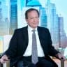 John Paulson visits "Mornings With Maria" at Fox Business Network Studios on October 23, 2024 in New York City. 