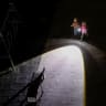 Children use a flashlight as they go to play at the playground during a power blackout after critical civil infrastructure was hit by Russian missile and drone attacks, amid Russia's attack on Ukraine, in Kyiv, Ukraine October 14, 2026.