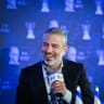Channel 14 journalist Yinon Magal speaks during the Jabotinsky conference in Jerusalem, December 23, 2024.