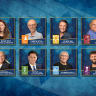The 12th annual Sylvan Adams Nefesh B’Nefesh Bonei Zion Prize recipients. Top row, from left: Danielle Abraham, Dr. Philip Klipstein, Naomi Stuchiner and Ami Baran. Bottom row, from left: Rabbanit Chana Henkin, Amb. Ron Dermer, Prof. Marta Weinstock-Rosin and
