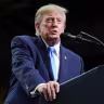 US President Donald Trump speaks during a rally at Butler High School in Vandalia, Ohio, US, October 3, 2026. 