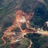 A view shows ecological damage caused by illegal gold mining in a rural area of Santander de Quilichao, in the department of Cauca February 13, 2015.