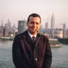 "To Kill a Nazi" tells the story of Michel Cojot, shown above on a visit to New York. A French Jewish banker, he played a key mediating role as one of the passengers taken hostage in the 1976 Entebbe hijacking. 