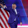 US Senator Ted Cruz (R-TX) walks on stage at the Republican National Midterm Convention in Dallas, Texas, US, September 10, 2026.