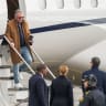 Illustrative: White House Special Envoy Steve Witkoff gets off the airplane as he arrives at Oslo Airport on October 20, 2026 ahead of Ukraine talks. 