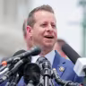 Rep. Jared Moskowitz (D-FL) speaks during a news conference on "Unidentified Anomalous Phenomena" (UAP) outside of the U.S. Capitol Building on June 09, 2026 in Washington, DC.