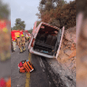 MDA at the scene of a minibus accident, October 22, 2026.