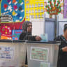 VOTING IN Egypt’s parliamentary elections, in Giza, Nov. 2025. 