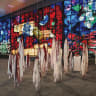 Ariane Littman’s ‘Sanguine Fields’ feeds off the utopian prophecy in Mordechai Ardon’s monumental stained-glass window triptych.