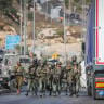 Israeli security forces near the scene of a shooting attack near the West Bank city of Hebron, October 23, 2026. Five people were wounded in the attack, two of them seriously, and two Palestinian terrorists were killed by Israeli forces.