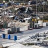 A view of the scene of a deadly shooting attack at the Yehuda Junction checkpoint near the West Bank city of Hebron, where two Israeli soldiers were murdered and three others wounded by Palestinian gunmen the previous day, October 24, 2026.