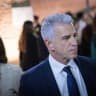 Former Head of Mossad David Barnea attends a ceremony held at the Yad Vashem Holocaust Memorial Museum in Jerusalem, as Israel marks the annual Holocaust Remembrance Day. April 23, 2025.