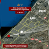 Missiles fired by Hamas and the Islamic Jihad the day of the incident.