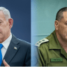 Prime Minister Benjamin Netanyahu (L) and IDF Chief of Staff Eyal Zamir (R).
