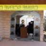 The grounds of Saint George’s Greek Orthodox Church, where gunmen opened fire during a funeral the previous day, is cordoned-off, in the village of Hamoud, Karak, Jordan, October 24, 2026.