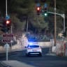 ILLUSTRATIVE: An Israeli police car drives through the streets of Jerusalem on the eve of Yom Kippur, the Day of Atonement and the holiest day in the Jewish calendar, September 20, 2026.