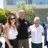 Yael Regev, Prof. Irad Ben-Gal, Sylvan Adams and TAU President Ariel Porat