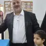 Ra'am Party Chairman Mansour Abbas casts his ballot, October 26, 2027.