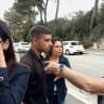 A Channel 14 reporter covering the election in Haifa after being harrassed and verbally assaulted.