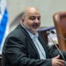 MK Mansour Abbas attends a plenum session and a vote on a bill to split the duties and powers currently held by the attorney general between two separate officeholders, at the assembly hall of the Knesset, the Israeli parliament in Jerusalem, July 15, 2026. 