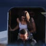 A plane believed to be carrying Brazilian Senator Flavio Bolsonaro arrives at Opa Locka Executive Airport, US,  October 28, 2026.