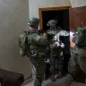 Samaria Brigade forces search a West Bank home in October 2026.