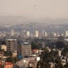 An aerial photograph shows the skyline of Addis Ababa, Ethiopia, October 9, 2026.