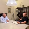 Gadi Eisenkot and Naftali Bennett meet to discuss the future of Israel's government, October 29, 2026.