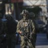 Israeli soldiers take part in a military operation in the West Bank city of Nablus, October 7, 2026. 