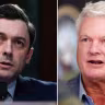 Democratic Sen. Jon Ossoff (left) takes on GOP challenger, Rep. Mike Collins (right). 