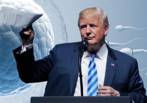  Illustration: U.S. President Donald Trump gestures before he speaks at a National Rifle Association (NRA) convention in Dallas