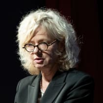  Newly appointed Attorney General Gali Baharav Miara seen during a welcome ceremony for her in Jerusalem on February 8, 2022.