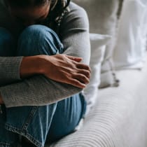  Depressed woman (Illustrative).