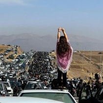Thousands of Iranians head to Mahsa Amini's grave in Saqqez, October 26, 2022