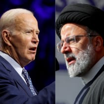  US President Joe Biden and Iranian President Ebrahim Raisi.