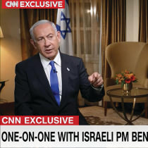  PRIME MINISTER Benjamin Netanyahu is interviewed on CNN earlier this month. 