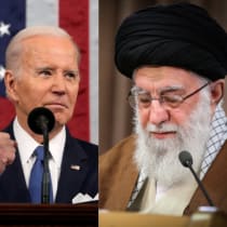  US President Joe Biden and Iranian Supreme Leader Ali Khamenei.