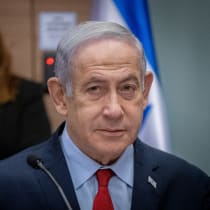  Prime Minister Benjamin Netanyahu attends a Defense and Foreign Affairs Committee meeting at the Knesset, the Israeli parliament in Jerusalem on June 13, 2023
