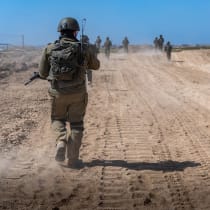  IDF soldiers operate in the Gaza Strip, March 20, 2024.