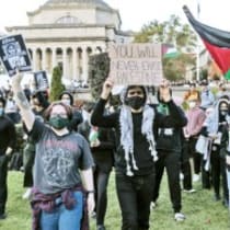  Protesta propalestina en la Universidad de Columbia
