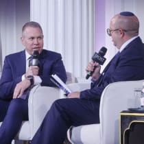  El embajador israelí ante la ONU, Gilad Erdan, en la conferencia anual del Jerusalem Post en Nueva York, el 3 de junio de 2024.