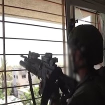  Imágenes de las FDI operando en la Franja de Gaza como parte de la "Operación Arnon", que tuvo como resultado el rescate de cuatro rehenes del cautiverio de Hamás el 8 de junio de 2024. 