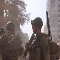  Soldados de las FDI de la División 162 operan en Rafah, Franja de Gaza, 15 de julio de 2024