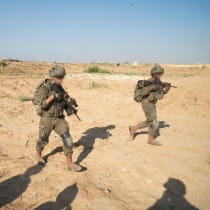   IDF troops operate in the Gaza Strip. July 25, 2024.