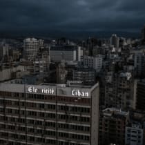  Un edificio de oficinas de Electricité du Liban (Electricidad del Líbano).