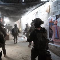  Fuerzas israelíes operando en Yenín el 31 de agosto de 2024.