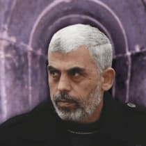  El dirigente de Hamás Yahya Sinwar en un túnel terrorista subterráneo en Gaza (ilustrativo)