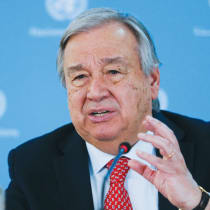  UN SECRETARY-GENERAL Antonio Guterres.